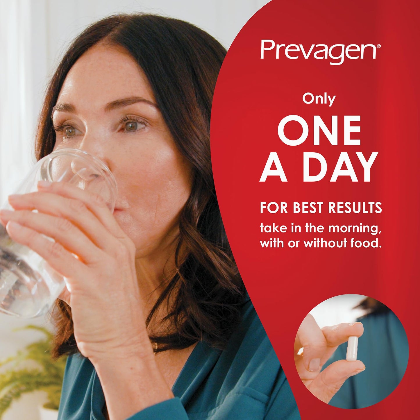 Prevagen Extra Strength 20mg, 60 Capsules, with Apoaequorin & Vitamin D and 7-Day Pill Minder